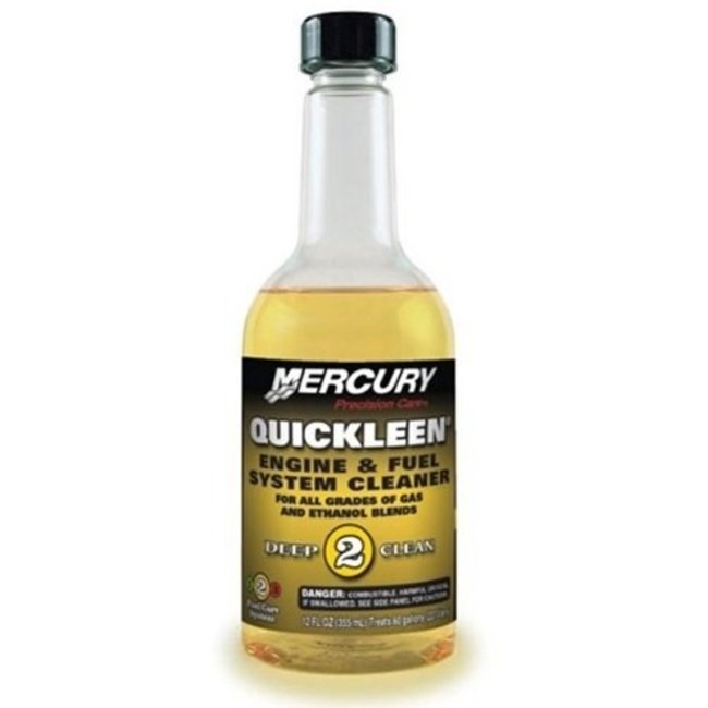 Mercury Quicksilver Quickleen 2,  355ml om 227 liter benzine te behandelen