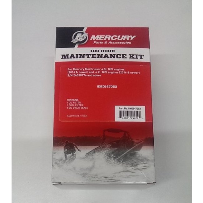 Mercury MerCruiser 8M0147052 100 hour maintenance kit for MerCruiser V6 * V8 from 2014 and newer