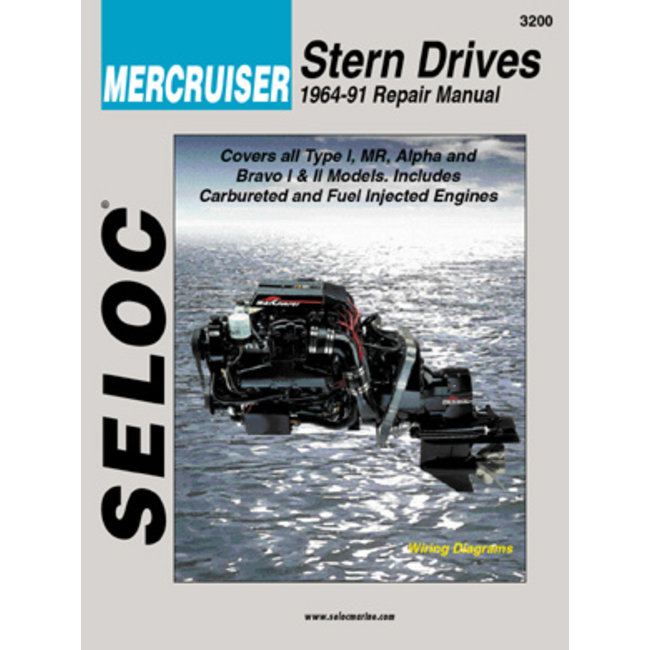 Sierra Marine MerCruiser workshop manual for all engines and sterndrives from 1964-1991