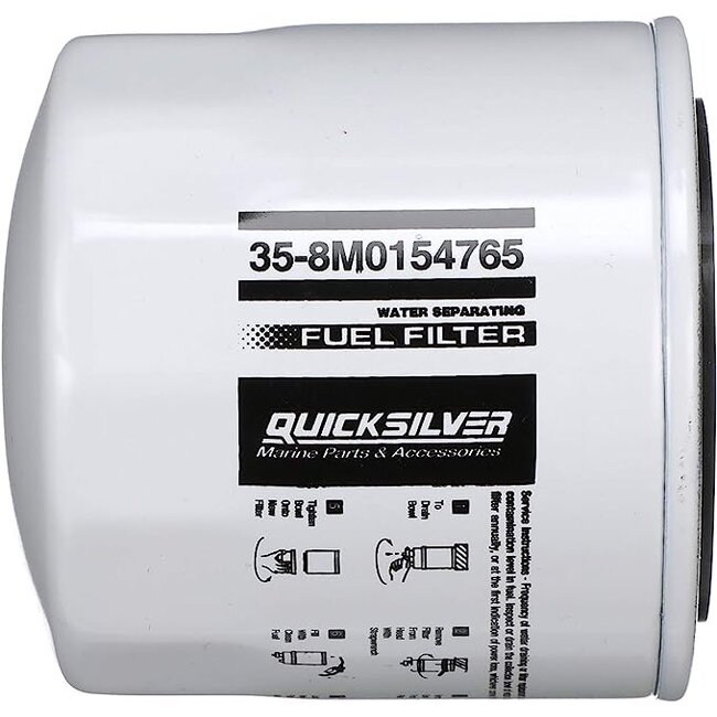 QuickSilver MerCruiser fuel and water separator filter 35-8M0154765