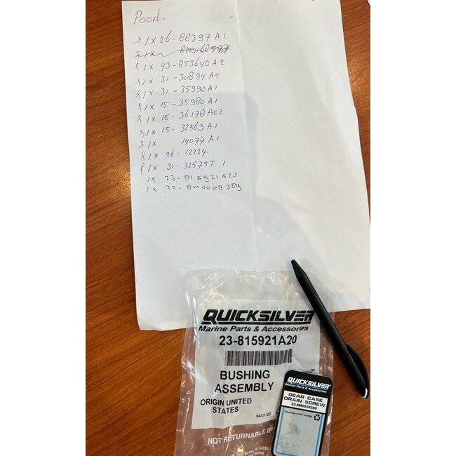 QuickSilver MerCruiser bovenste unit V6 gereviseerd 1.62 & 2.00 ratio 1547-861063A10