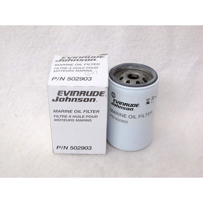 QuickSilver OMC original oil filter for V6 cylinder GM engines 502903