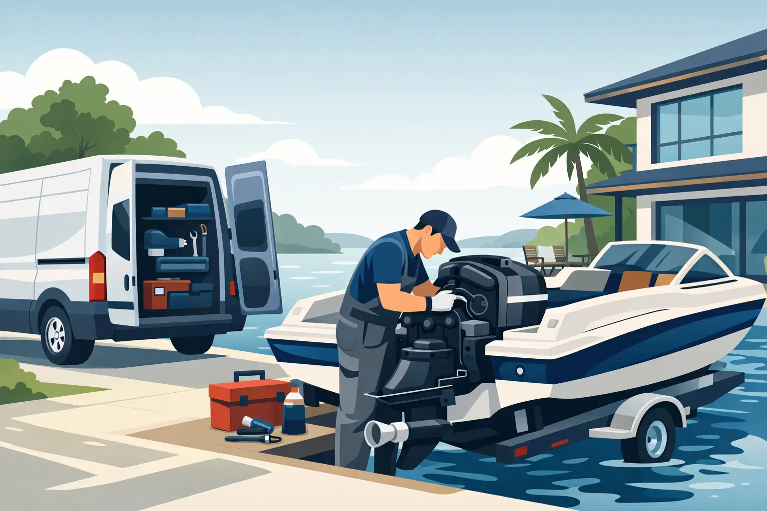 MerCruiser onderhoud aan huis: slim geregeld