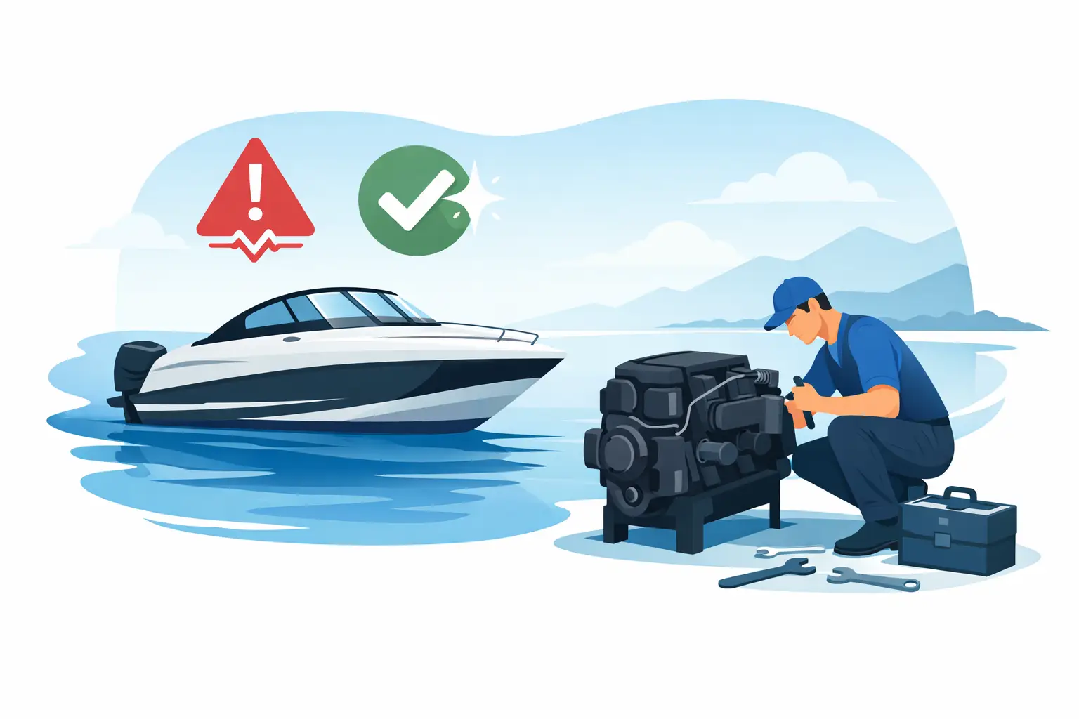 Case MerCruiser slecht starten opgelost