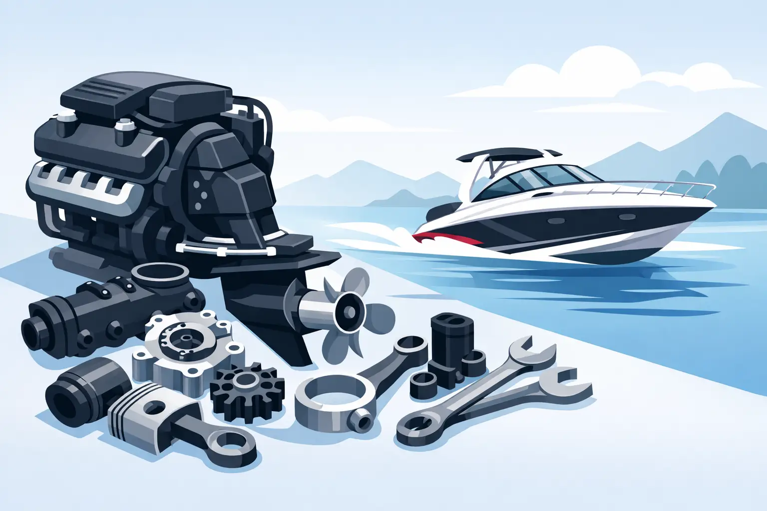 OEM of aftermarket MerCruiser onderdelen