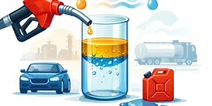 Wie erkennt man Wasser im Benzin?