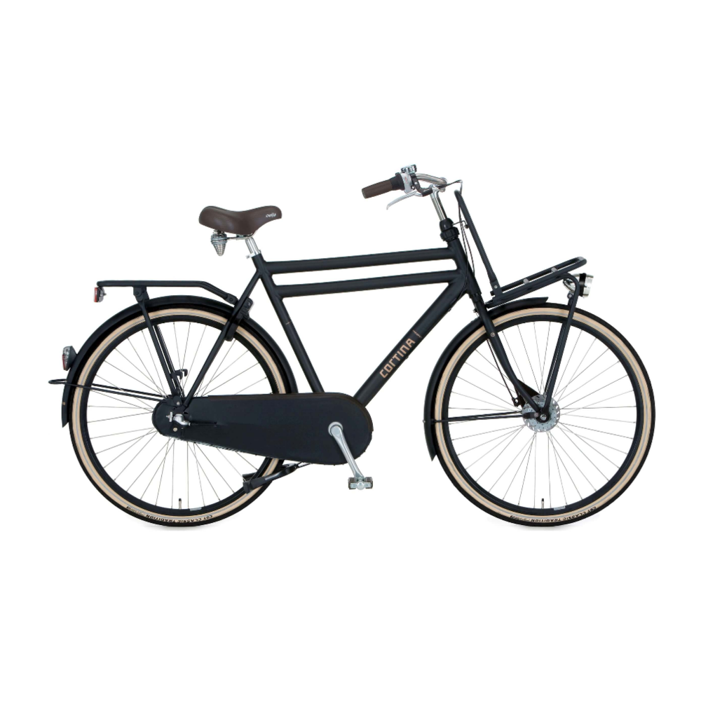 Cortina U4 Jet Black Matt ND3 heren 2021 - Rijwiel Cash en Carry