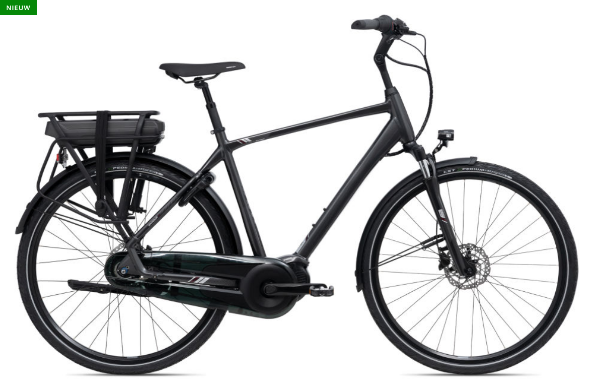 Giant Entour E+ 0 Heren 2022 Gunmetal Black RideDash EVO Display