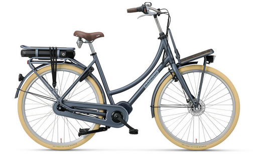 Batavus PACKD E-go Plus Flex accu Dames 2021 Jeansblauw Mat