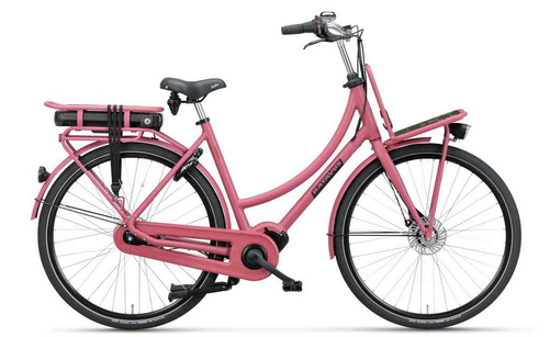 Batavus PACKD E-go Plus Flex accu Dames 2021 Cassis Mat