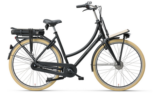 Batavus PACKD E-go Flex accu Dames 2021 Zwart mat