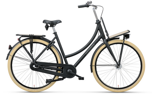 Batavus PACKD 3 Dames 2022 Zwart mat