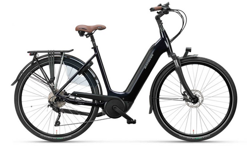 Batavus Finez E-go Power Sport Flex accu Lage Instap 2023 Donkerblauw