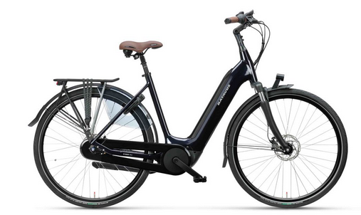 Batavus Finez E-go Power Flex accu Lage Instap 2023 Donkerblauw