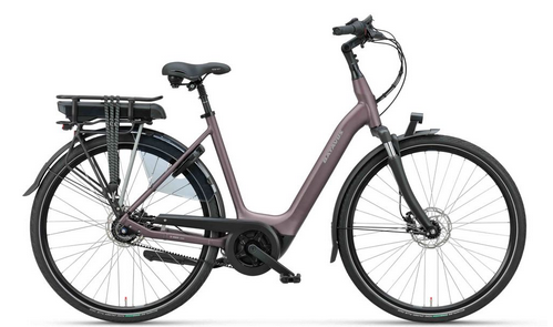 Batavus Finez E-go Exclusive Flex accu Lage Instap 2023 Sangria Mat
