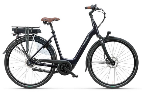 Batavus Finez E-go Exclusive Flex accu Lage Instap 2023 Donkerblauw