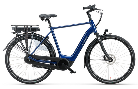 Batavus Finez E-go Active Plus Flex Accu Heren 2021 Mountainlake Blauw