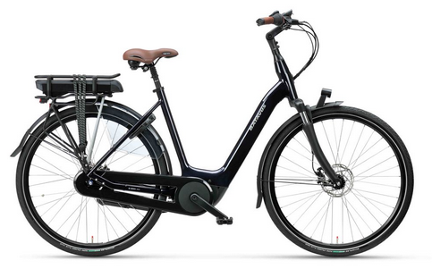 Batavus Finez E-go Active Plus Flex accu Lage Instap 2023 Donkerblauw