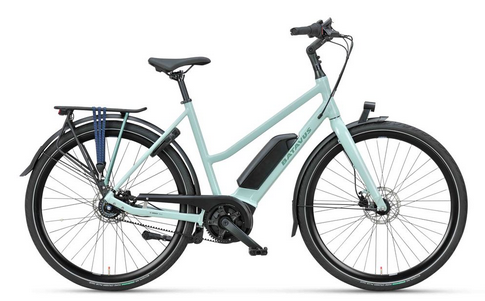 Batavus Dinsdag E-go Exclusive Classic Flex accu Lage Instap 2022 Turquoise