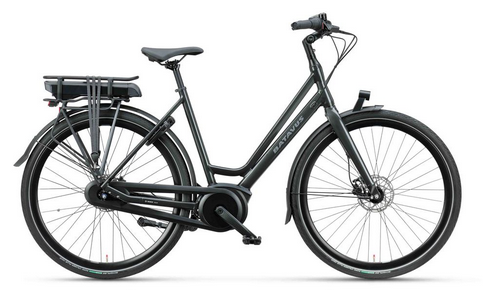 Batavus Dinsdag E-go Classic Flex accu Lage Instap 2022 Glans Zwart