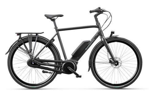 Batavus Dinsdag E-go Classic Flex accu Heren 2022 Glans Zwart