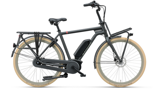 Batavus Quip E-go Extra Cargo Flex accu Heren 2020 Zwart Mat