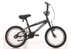 Tornado 16" BMX Mat Zwart