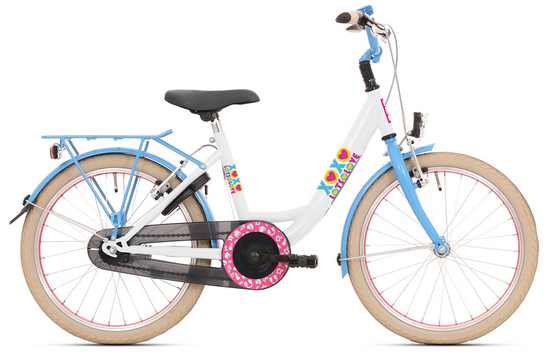 BFN 20" Meisjes Lots of Love Remnaaf wit