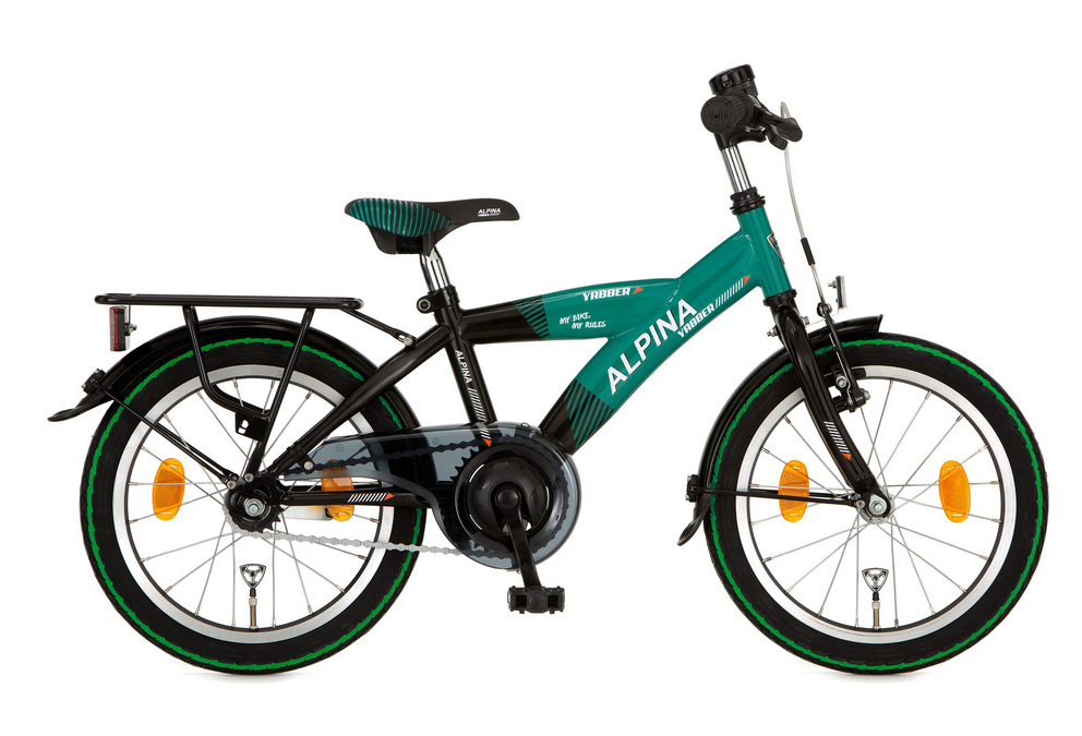 Alpina Yabber 16 inch Jungle Green - Jet Black
