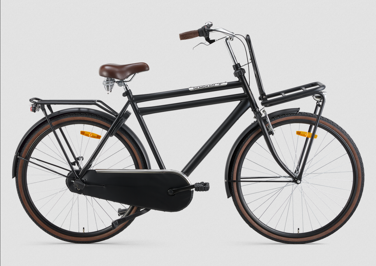 Popal Daily Dutch Basic 26 inch Jongens Mat Zwart