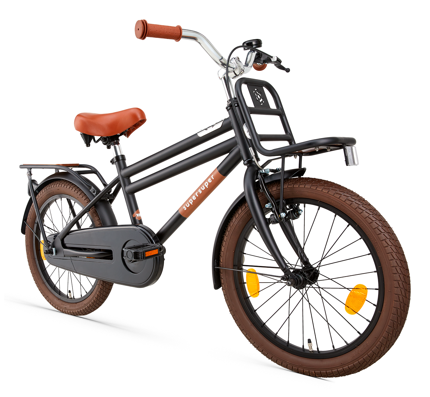 Supersuper Cooper Bamboo Jongens Mat Zwart 18