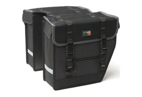 New Looxs Fietstas Dubbel Superior Midi Zwart 27L