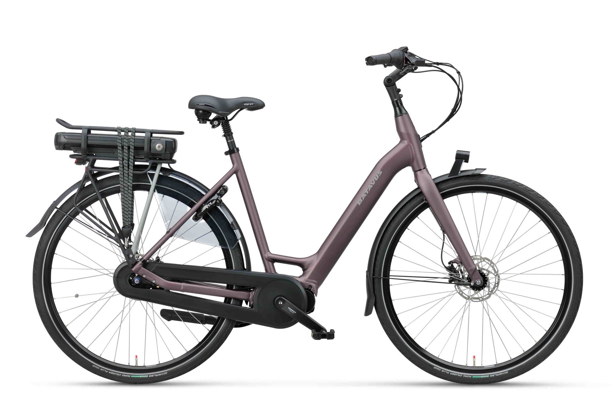 Batavus Finez E-go Flex accu Lage Instap 2023 Sangria Mat