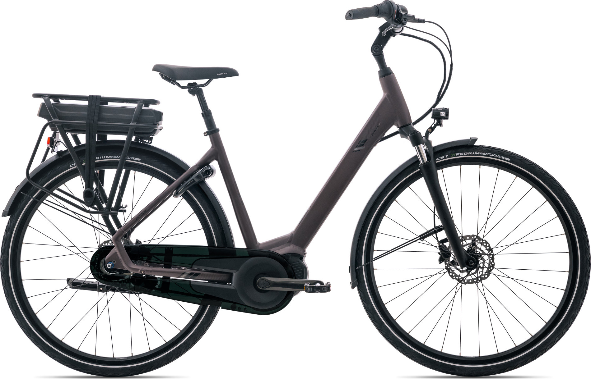 Giant Entour E+ 0 Dames 2025 Charcoal Plum EVO