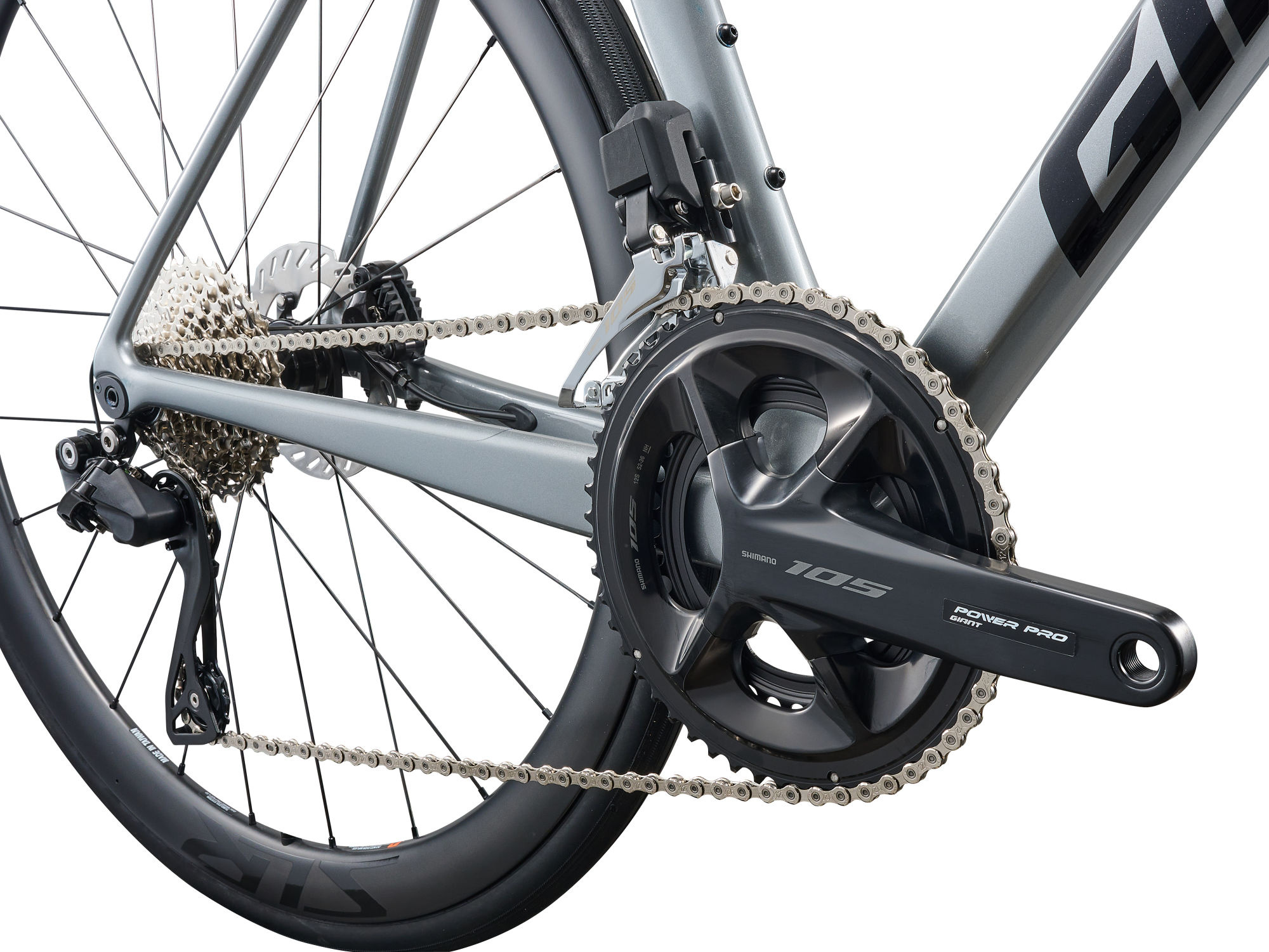 Giant TCR Advanced Pro 1 DI2 2026 Tech Silver