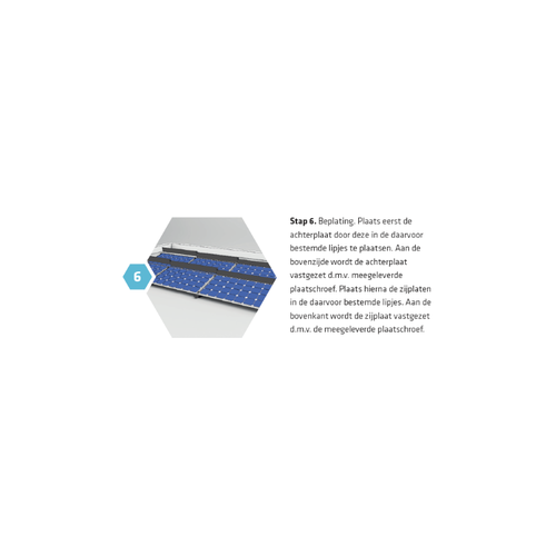 Solarstell Connect Montageset Zuid Landscape - 4 panelen 1617-1705MM