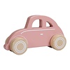 Houten auto roze wild flowers