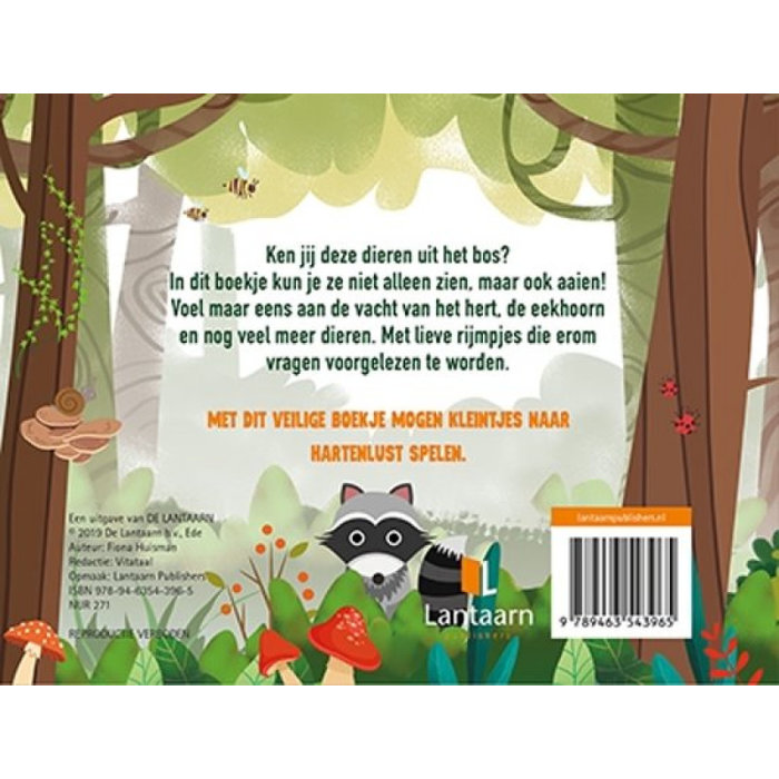 Lantaarn publishers Kijk en voel - Bosdieren