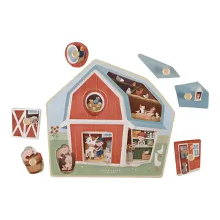 Little Dutch Houten puzzel Little Farm FSC