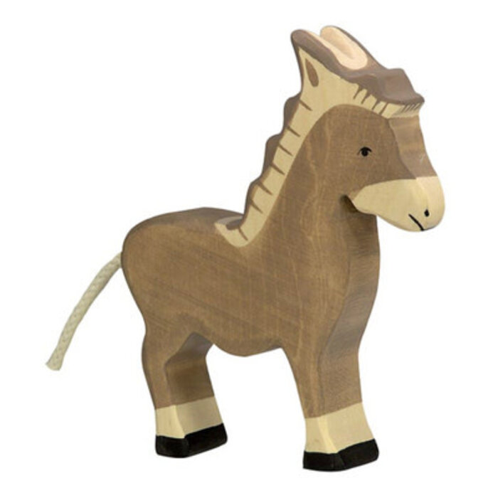 Holztiger Houten ezel L.11 cm