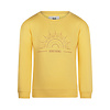 Sweater with crewneck ls Yellow