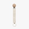 BIBS Pacifier Clip Knitted Ivory