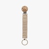 BIBS Pacifier Clip Knitted Vanilla