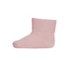 Katoenen rib baby sokken Silver Pink - 4150