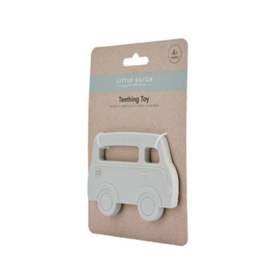 Little Dutch Little Dutch Siliconen Bijtspeeltje Bus