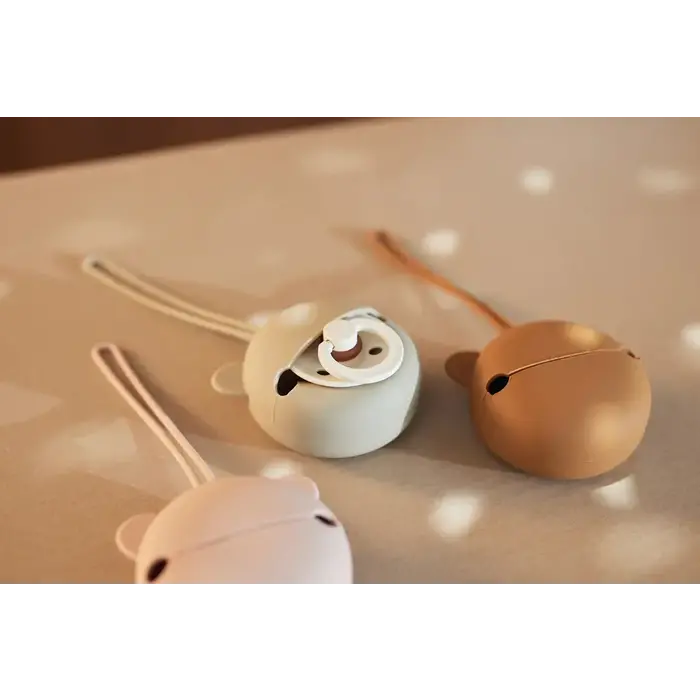 Jollein Siliconen Speenhouder Ø7cm - Olive Green