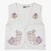 Organic Padded Embroidery Gilet