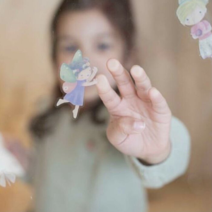 Little Dutch Raamstickers Rosa & Friends