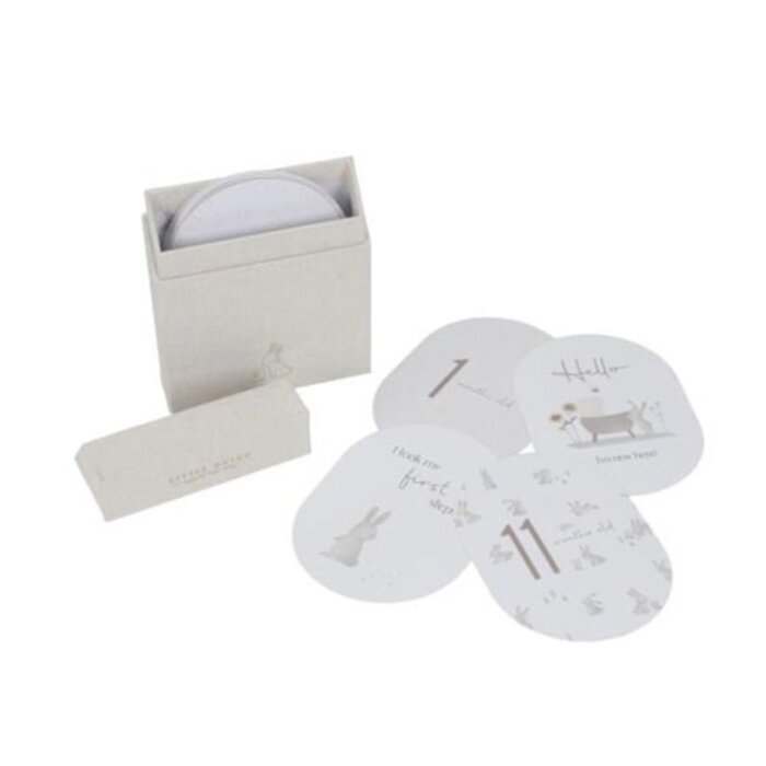 Little Dutch Mijlpaal kaarten 'Mijn eerste jaar' Baby Bunny FSC