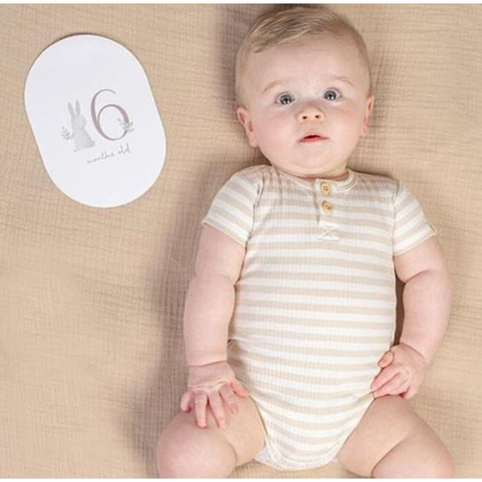 Little Dutch Mijlpaal kaarten 'Mijn eerste jaar' Baby Bunny FSC